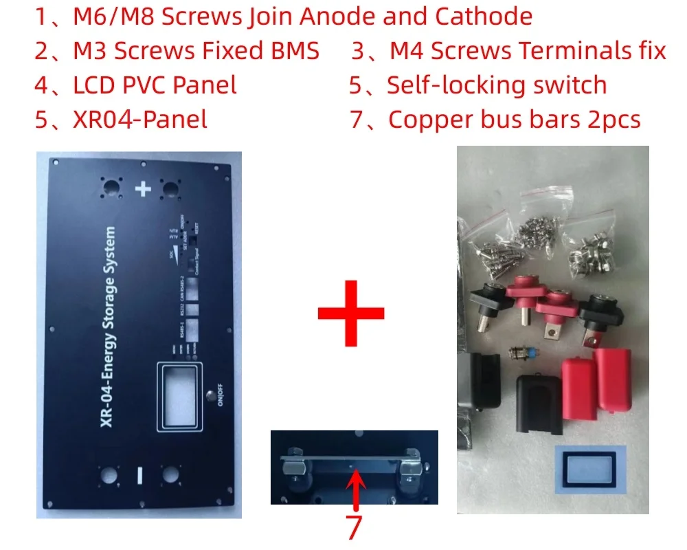 Jbd Bms Xr Bms Batterij Case Panel Energieopslag Bms Paneel