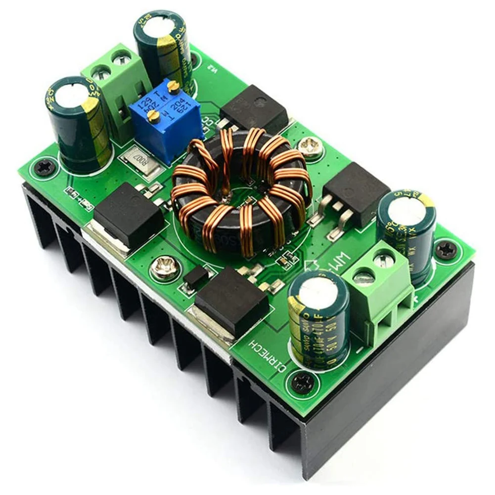 Auto Boost Buck Converter, 5A(Max 10A) DC 5V-30V to 1.25-30V Voltage Regulator Constant Voltage Constant Current