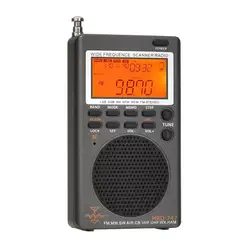 Full Frequency Digital Radio High Sensitivity Multiple Bands with Sleep Timer, Clock, and 1000 Channel Storage