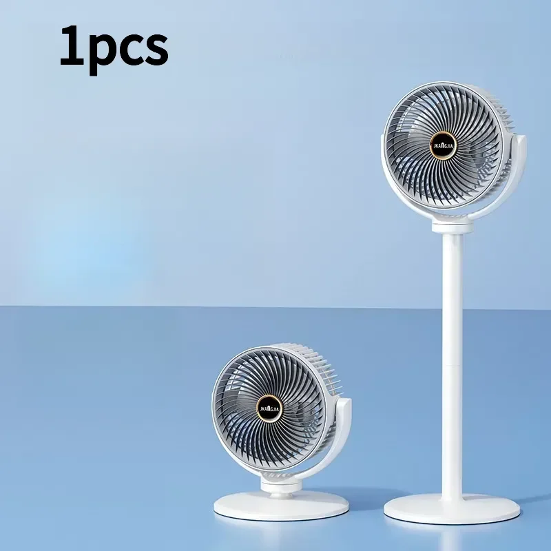 3-in-1 Vertikaler Tischventilator, 5-stufiger leiser Kühlventilator für Luftzirkulation im gesamten Raum, starker Wind & geringe Geräuschentwicklung, ideal für Zuhause, Bett