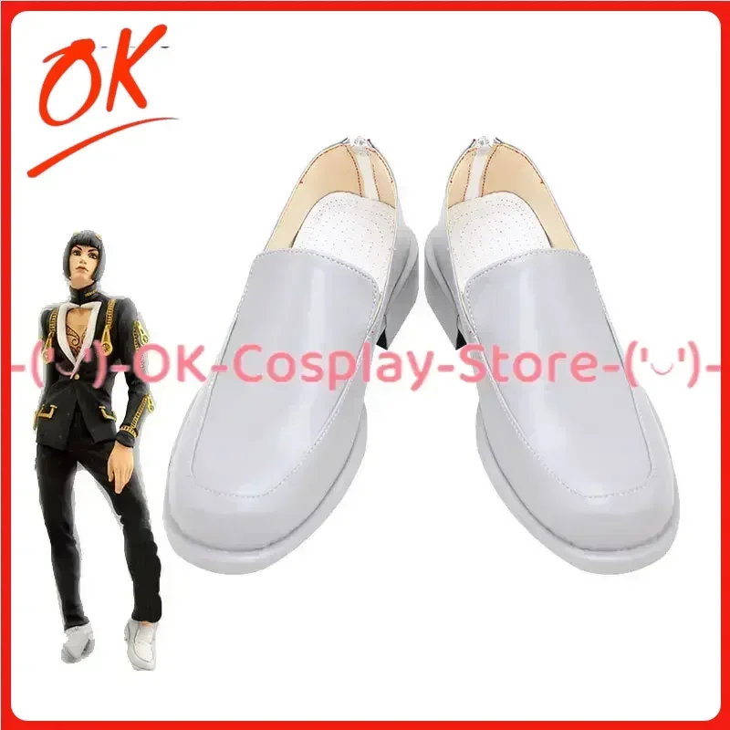 

[Индивидуальные] Невероятные приключения Джоджо Бруно Буччеллати, обувь для косплея, аниме, костюм для ролевых игр, реквизит, карнавальные вечерние ботинки из искусственной кожи