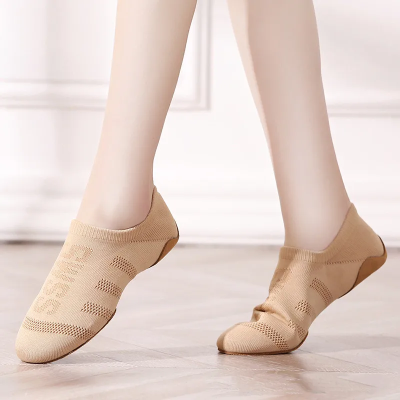 New Coming High Quality Comfortable Breathable Kids Girls Women Adult Stretch Canvas Jazz Dancing Shoes for sale