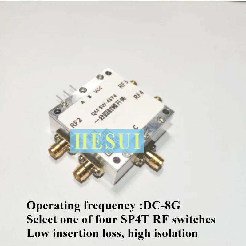 

DC-8G four-option RF switch SP4T broadband radio broadband all four-option switch