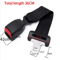 New Universal Car Seat Belt Extension Auto Belts Extender Durable Car Safety Seat Belt Buckle Clip Car-Styling Two Different Siz