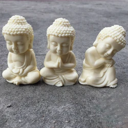 3D Maitreya Silicone Candle Mold DIY Church Buddha Making Plaster Epoxy Resin Aroma Soap Chocolate Baking Molds Home Decor