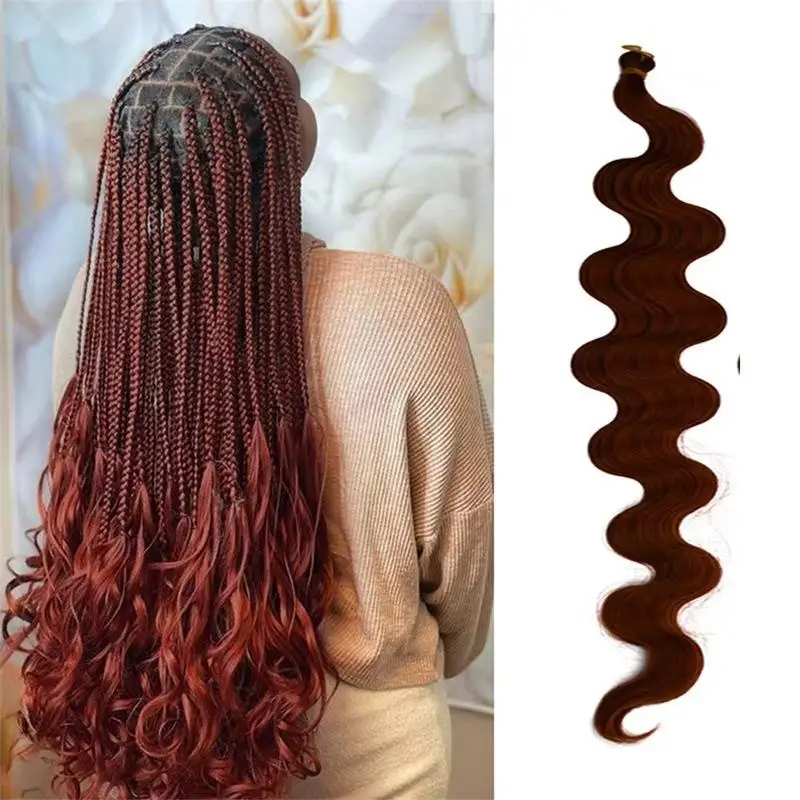 

24 Inch Synthetic Deep Wave Twist Crochet Braids Soft Curly Hair Extensions For Women