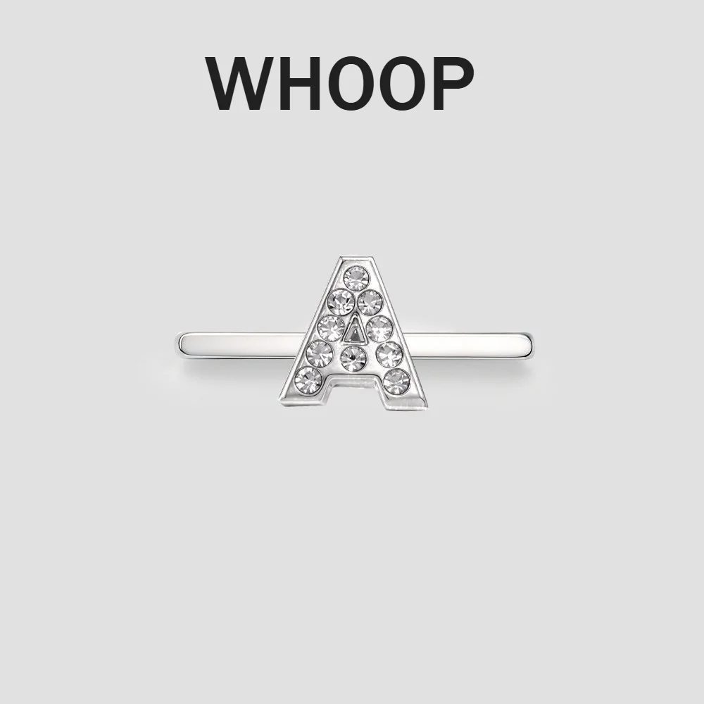 Compatible with WHOOP Wristband Diamond Letter Charms DIY Strap Decoration Stylish Pendant Accessories