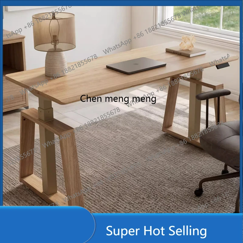 

Thickened desktop computer desk Dual motor electric lifting table Intelligent office Learning desktop e-sports table