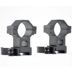 쇼인 옵틱스 2개 세트 QD 스코프 30mm 링 퀵 탈착식 20mm 피카티니 위버 레일 마운트 아웃도어 스포츠 옵틱 액세서리