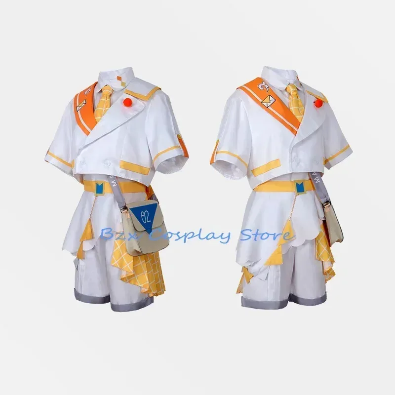 

CySinger Virtual Cosplay Ren Magical Mirai Косплей Len Костюм Платье Униформа Комплект Аниме Проект Sekai Вечеринка Игровой Наряд для Женщин