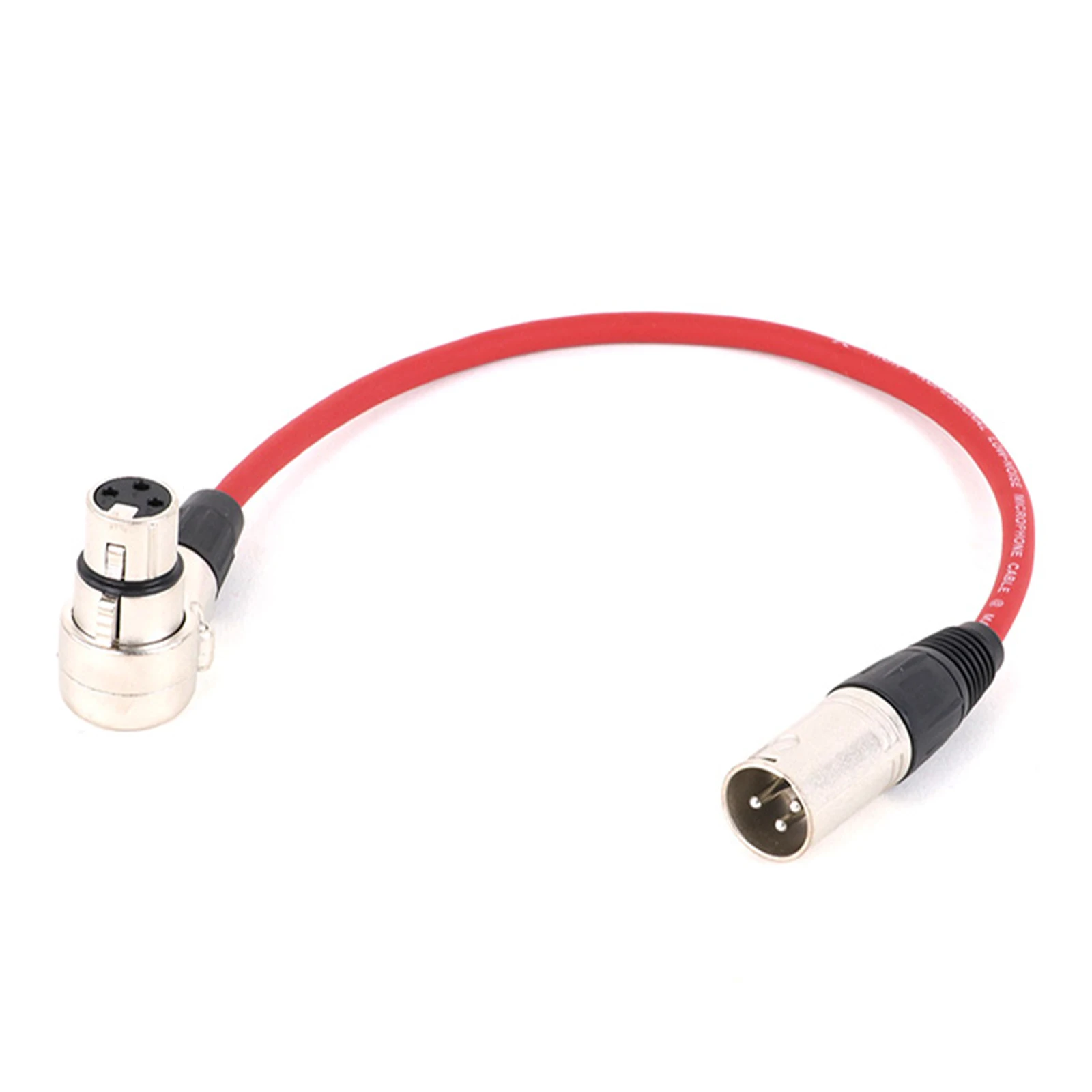 Прямоугольный разъем XLR к прямому разъему XLR, кабель-переходник XLR, 3-контактный разъем «мама» на 3-контактный разъем «папа» 0,3–15 м, 1 шт.