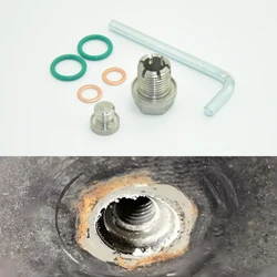 M12.1/14.1/16.1 1.25/1.5/1.75 Oil Drain Plug Oversize Piggyback Stainless Steel Self Tapping Oil Pan Thread Repair Kit