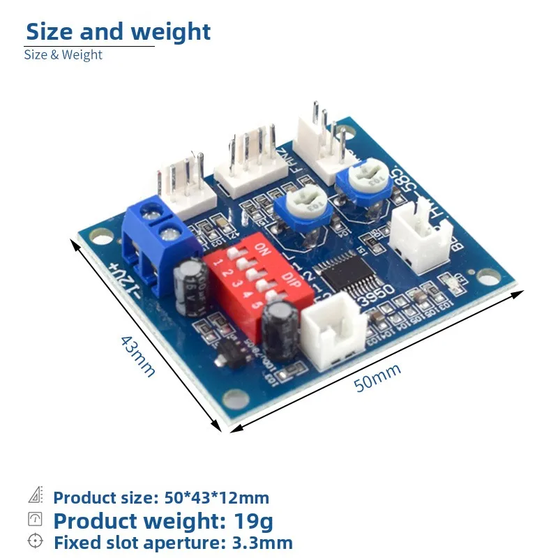 4 Wire PWM PC Fan Speed Controller Auto Manual Temperature Control for Computer Cooling