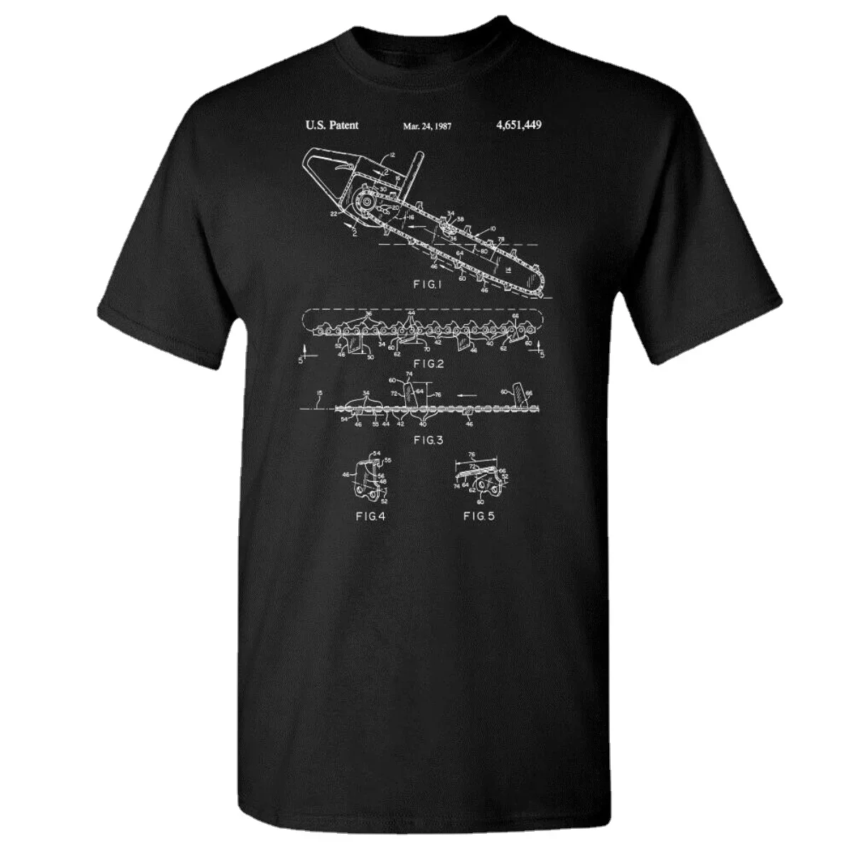 Chain Saw Shirt Landscaper Gift Arborist Lumberjack Logging Equipment Chainsaw Men's Funny Tshirt