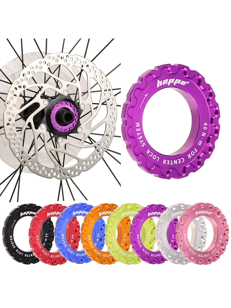 AliExpress heppe HEPPE Bicycle Center Lock Disc Locking Ring Bike Center Lock Disc Lock Ring Wheelset Hub Rotor Locking Ring 7075 Aluminum alloy