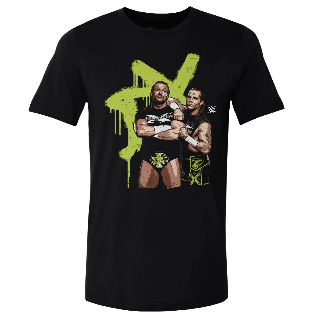 2024 Summer Men's 3D Printed Wrestler D-Generation X T-shirt Children's Street Sports Top