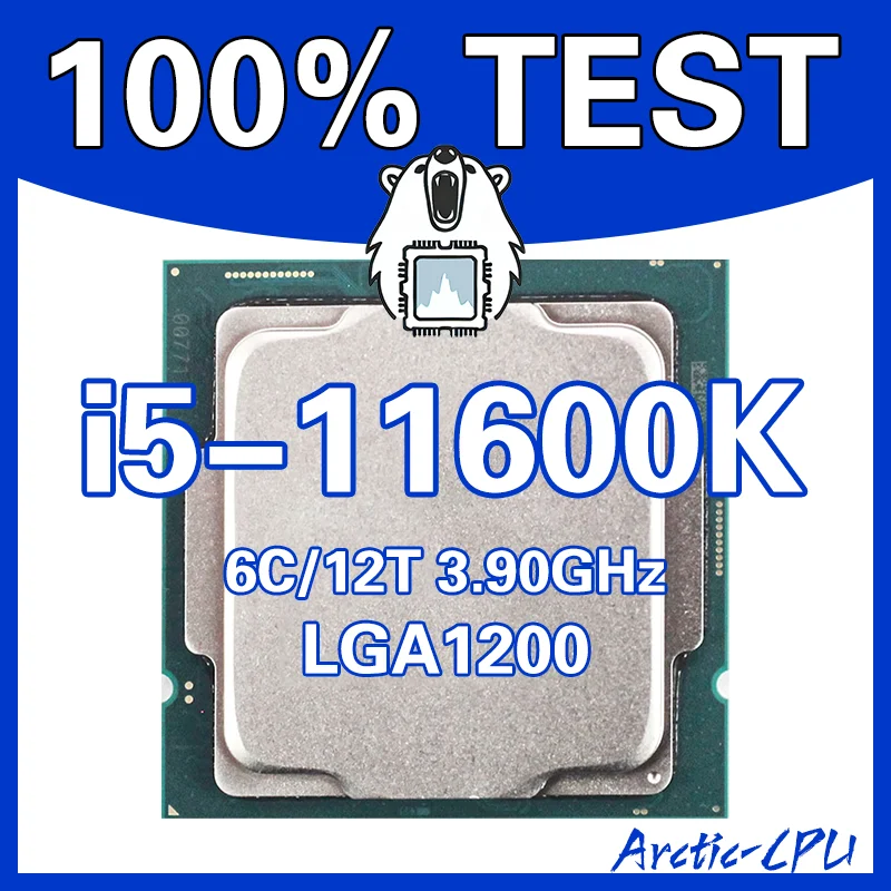 

i5-11600K Arctic-CPU 100% ТЕСТ 6C/12T・3.90 ГГц LGA1200