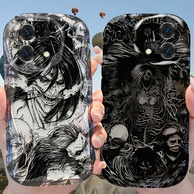Attack on Titan Case for Xiaomi Redmi Note 14 13 12 11 10 Pro Plus 5G 9 14C 13C 4G 12C 10C 10S A2 A1 Shockproof Silicone Cover