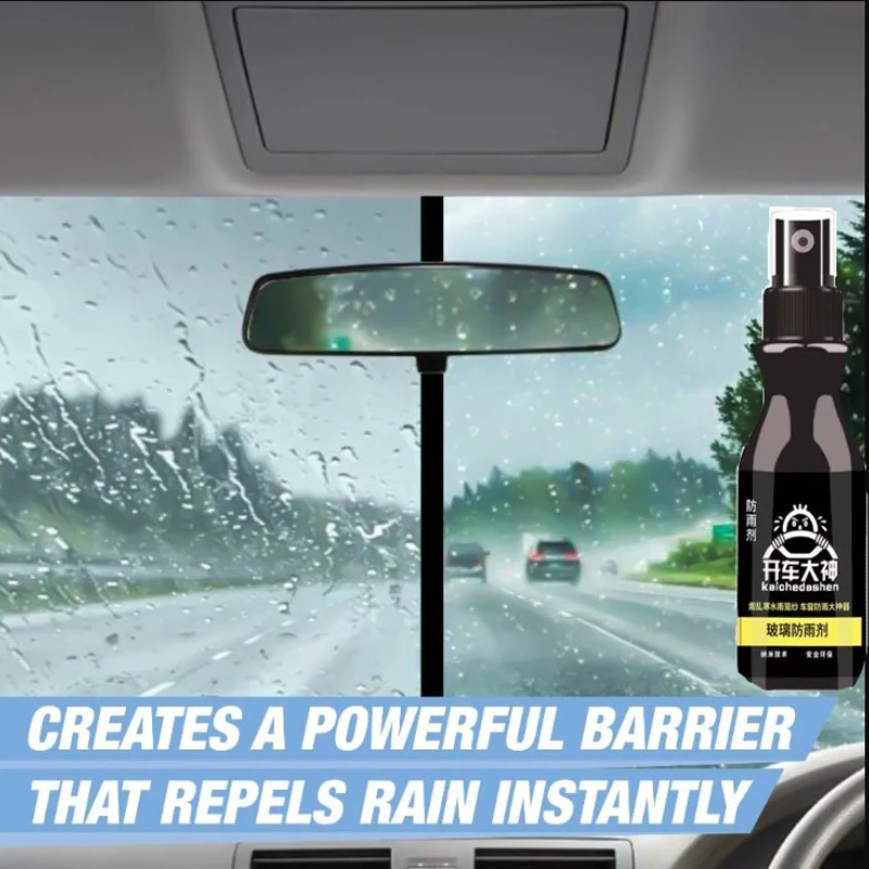 

Антизапотевающий спрей для автомобильного стекла, 100 мл, непромокаемый обогреватель лобового стекла, очиститель зеркала заднего вида, автомобильные аксессуары, репеллент Ater
