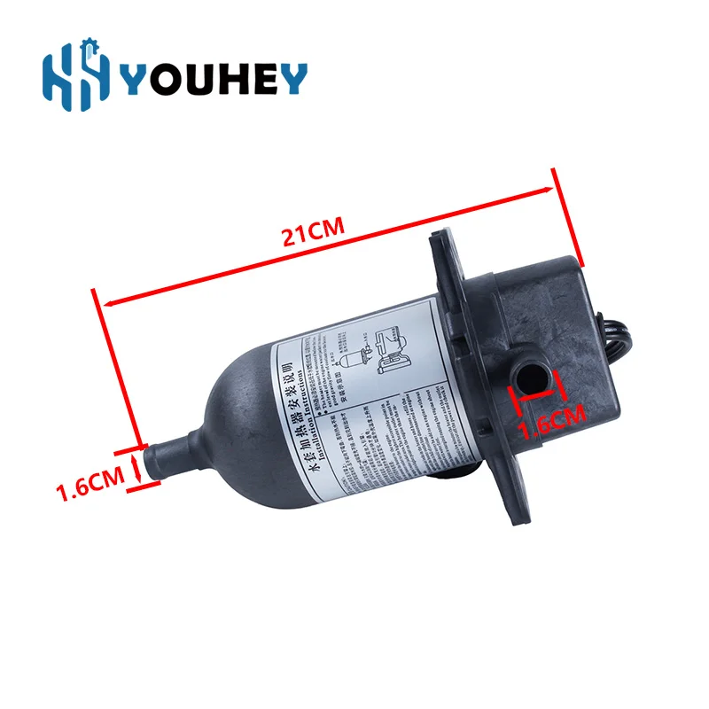 500W 1000W 1500W 2000W Self-circulating Preheater Thermostat Heaters diesel jacket parts Diesel Generator Water Heater 120V 240V