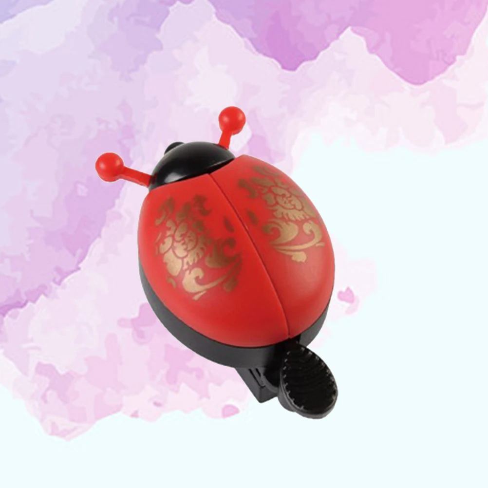 

Cartoon Bike Pure Copper Cycling Bike Bell Ring Bell Ladybug Design Mini For 21-23Mm Handle Red