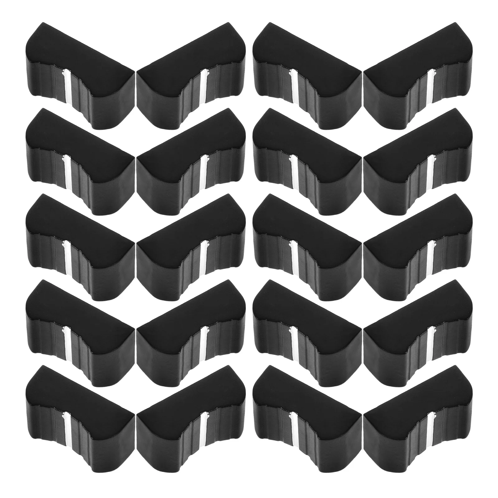 

20pcs Push Knobs Slider Caps For Straight Slide Potentiometers Volume Control Fader Knobs Mixer Console Accessories Dj Equipment