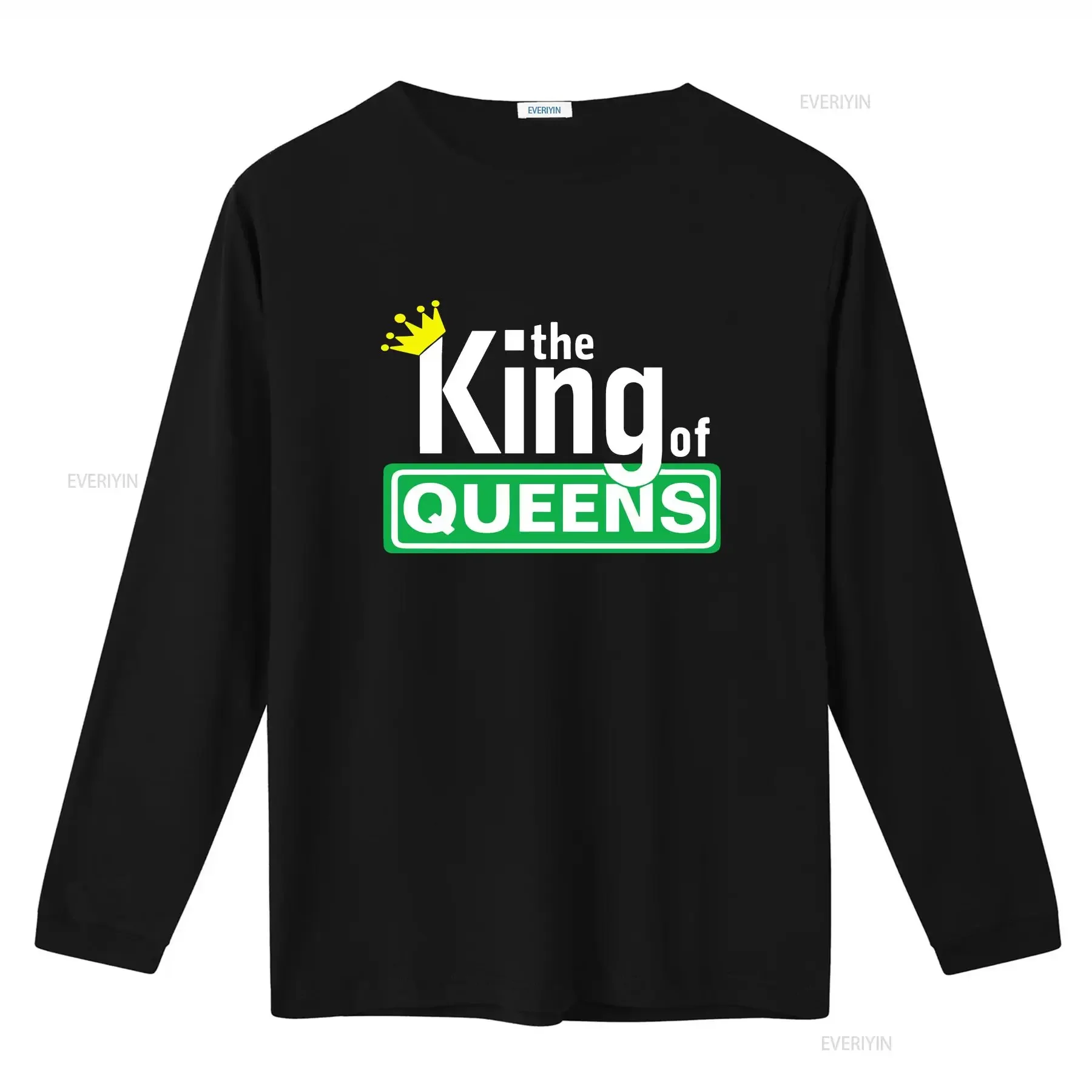 The King Of Queens Logo T Shirt TV Show Fan vintage Washed Stylish Slightly Stretched Top For Everyday Wear Casual Versatile image 3