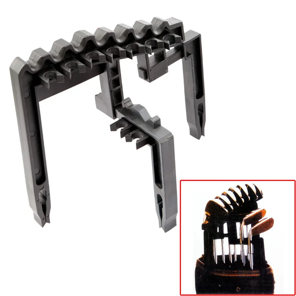 Golf 9 Iron club Holder Anti-drop Golf Stick Organizer rack durevole Multi-club Organizer stand strumenti utili accessori per il Golf