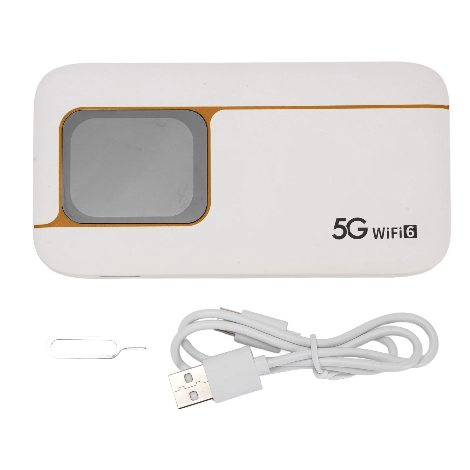 

5G Mobile Hotspot Mobile Hotspot 2.01 Inch 7100mAh WiFi 6 Supports 16 Devices Sim Card Slot for Working Places