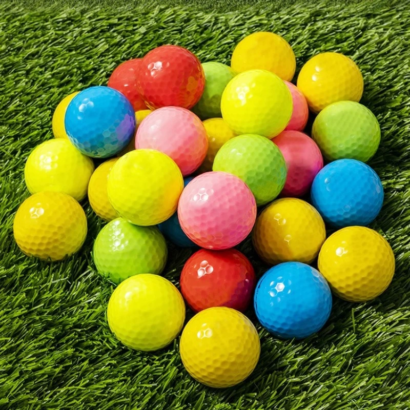 

Golf double layer practice ball golf ball putting course game training ball