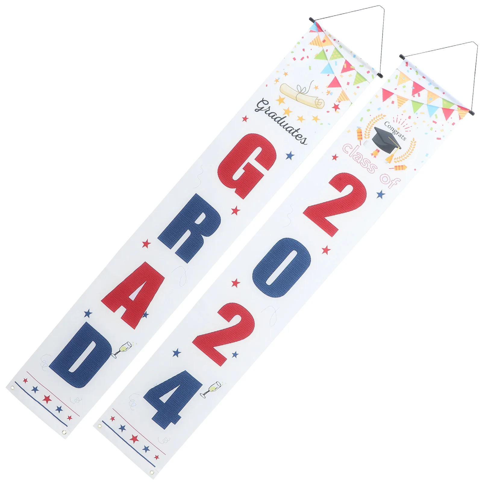 

Graduation Porch Signs 30x180cm Decorative Couplets Reusable Door Decor Party Supplies 2024 Festive Atmosphere