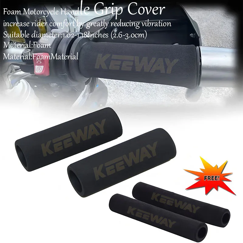 Para Keeway Hurricane 50 Vieste 300 Zahara Cityblade k-light superligero RKR RKV RKF 125 RKS barra de mango espuma comodidad resbalón