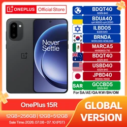 World Premiere OnePlus 15R Global Version Smartphone Snapdragon 8 Gen 5 7400mAh Battery 165Hz Display IP68 IP69