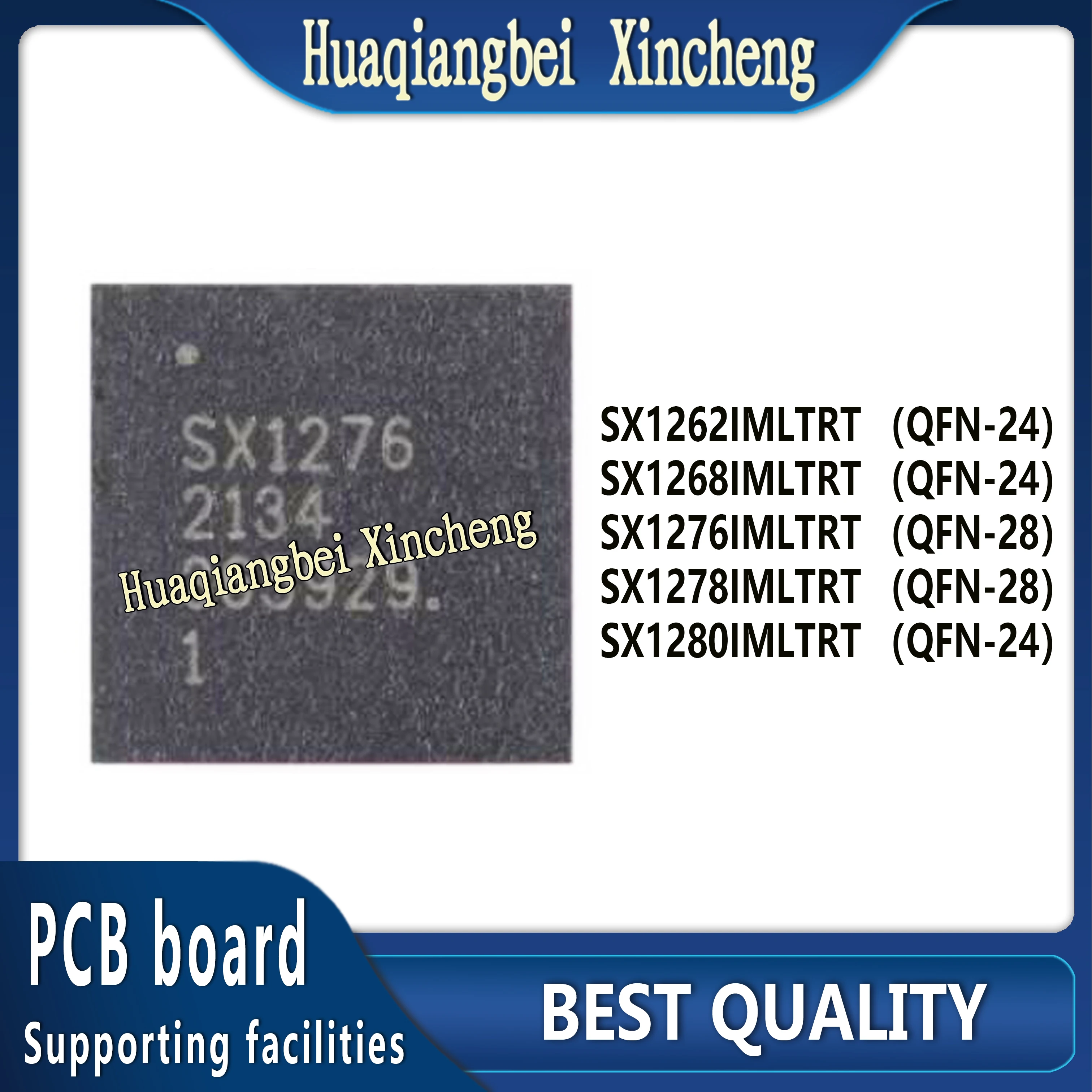 New original SX1262IMLTRT SX1268 SX1276 SX1278 SX1280 RF transceiver chip QFN-24 QFN-28