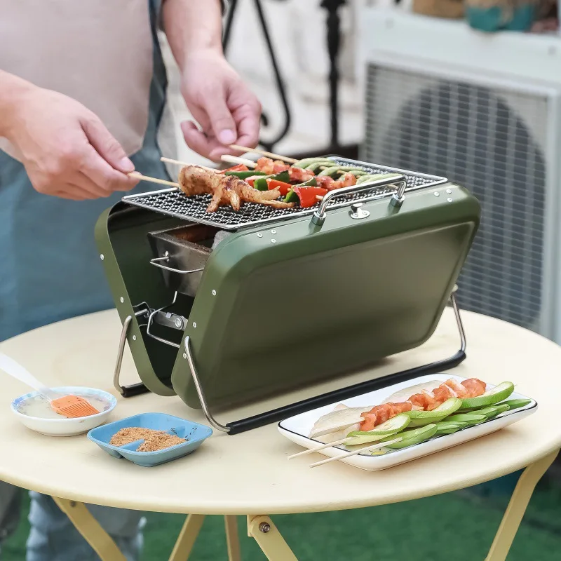 Portable BBQ Grill Charcoal Household Barbecue Tools BBQ Grill BBQ Carbon Grill