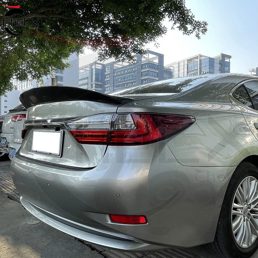 

Suitable For 2014 2015 2016 2017 Lexus ES250 300H 200 350 100%High Quality Carbon Fiber Rear Wing Spoiler AR Style