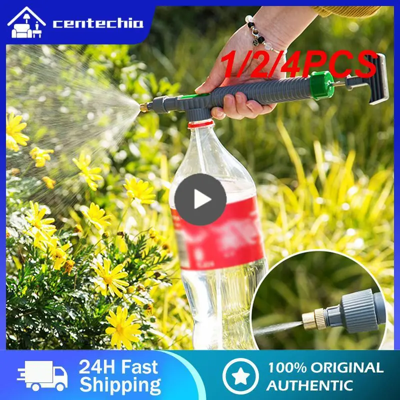 

1/2/4PCS Sprayer Manual High Pressure Air Pump Adjustable Drink Bottle Spray Head Nozzle Watering Garden Fog Sprayer Agriculture