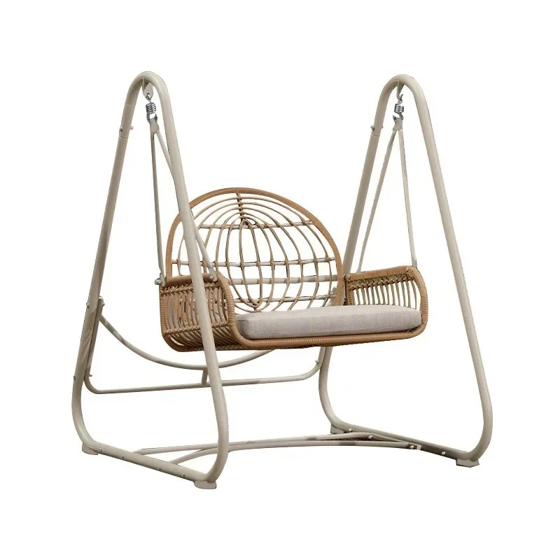 

Outdoor swing hanging chair Living room Double Internet celebrity hanging basket Rattan chair Home balcony
