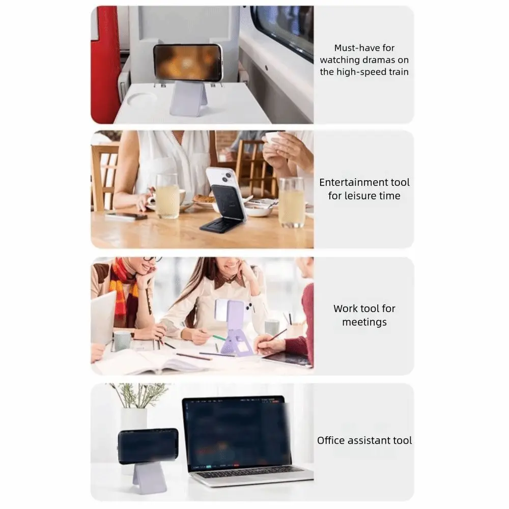 

Кошелек Magsafe, держатель для телефонной карты, вращающаяся регулировка, палка для селфи, штатив, тонкая кожаная подставка для iPhone 16/15/14/13/12 серии