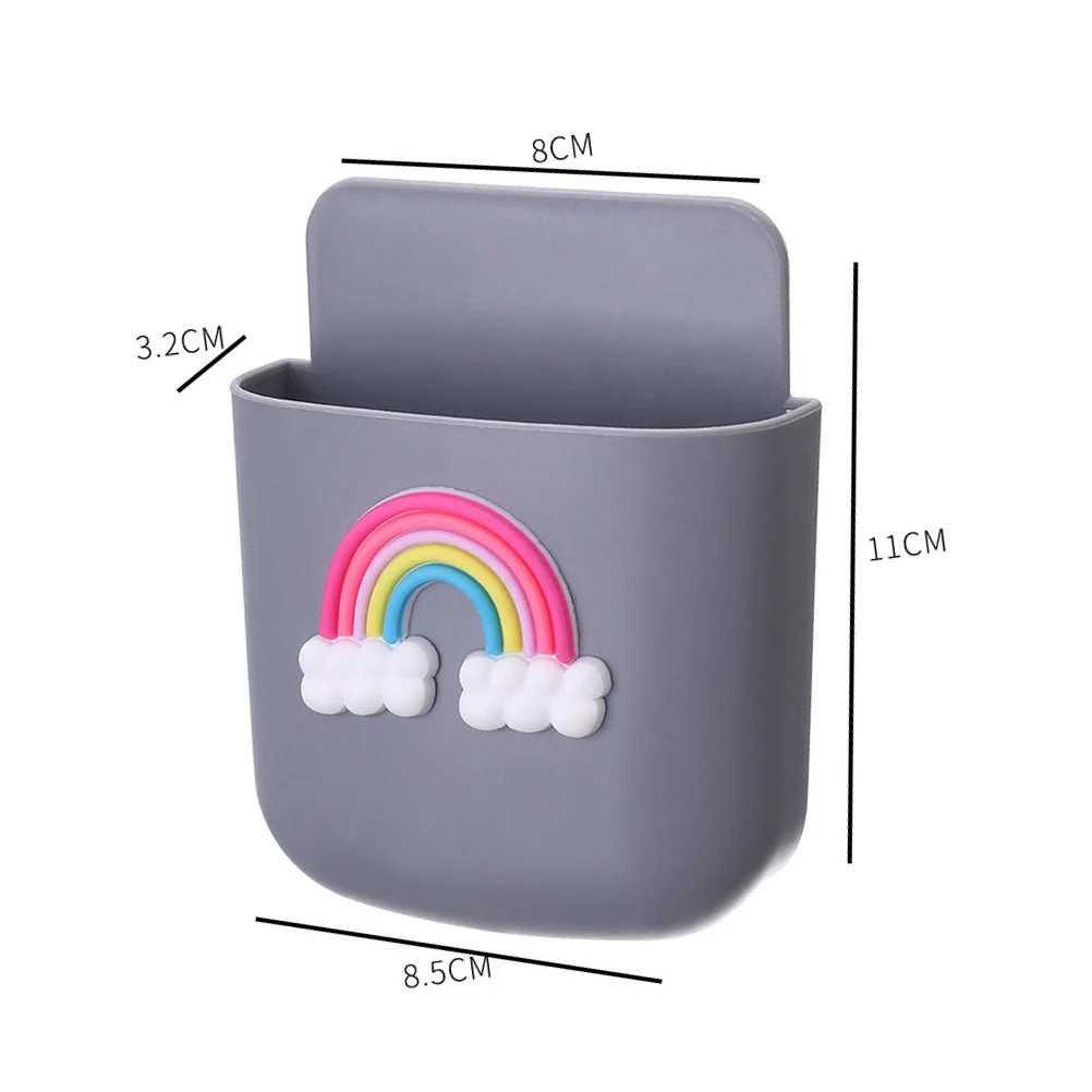 6 Pcs Remote Control Wall Mount Holder Controller ganizer Nonporous PP Material Bedroom Living Room Accessories