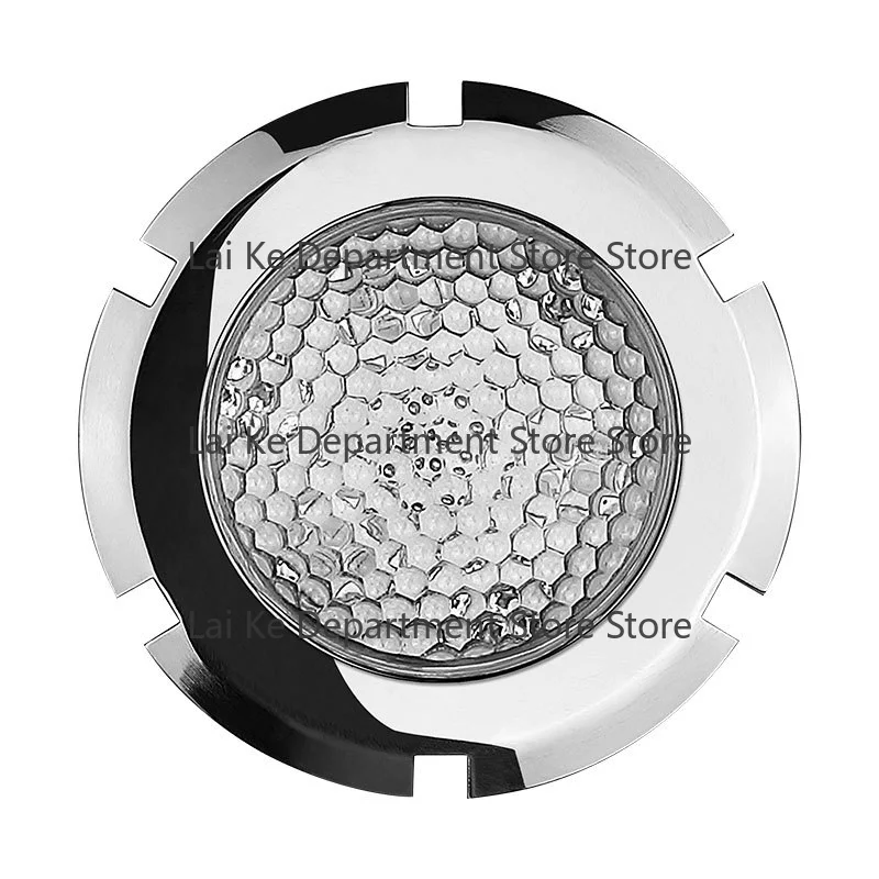 12V Home Pool Light High-Brightness LED Underwater Ambient Light Stainless Steel Pond Bottom Light Outdoor Waterproof Floodlight
