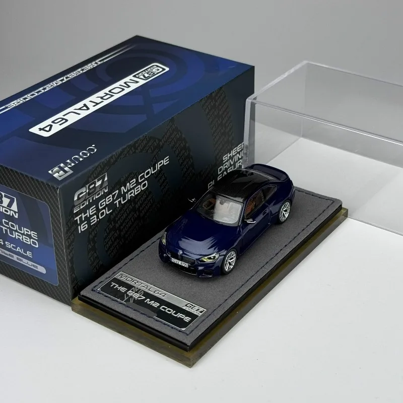In Stock 1:64 G87 Alloy Car Model Die-Cast Static Car Model Creative Decoration Item Holiday Gift