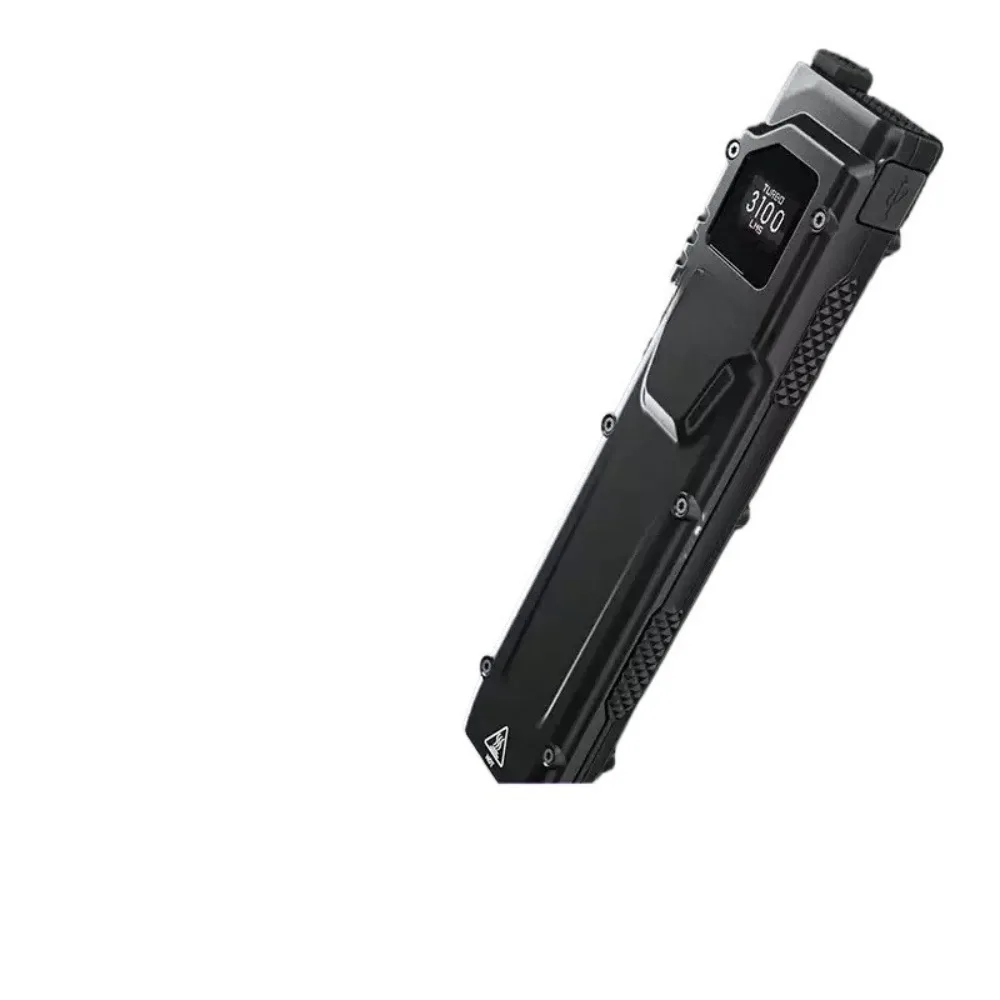 High Performance Flat Flashlight 3100LM USB‑C Rechargeable Portable Tactical Torch