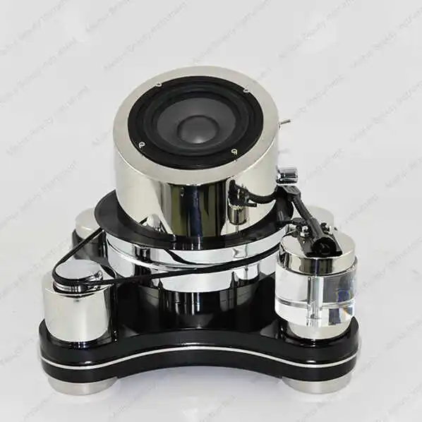 

Minimalist Modern Vinyl Record Player Stainless Steel Model Room Hotel Clubhouse Living Room Soft Decoration Decoration Jewelry