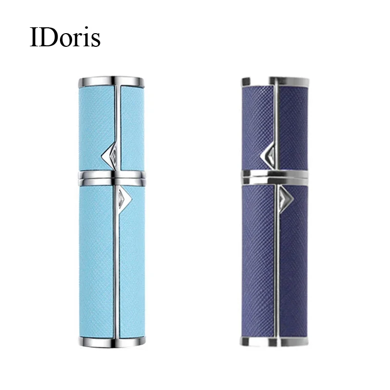 IDoris 5ML Rotating High-End Detachable Perfume Bottle Spray Bottle Portable Glass Liner Small Refillable Perfume Spray Bottle