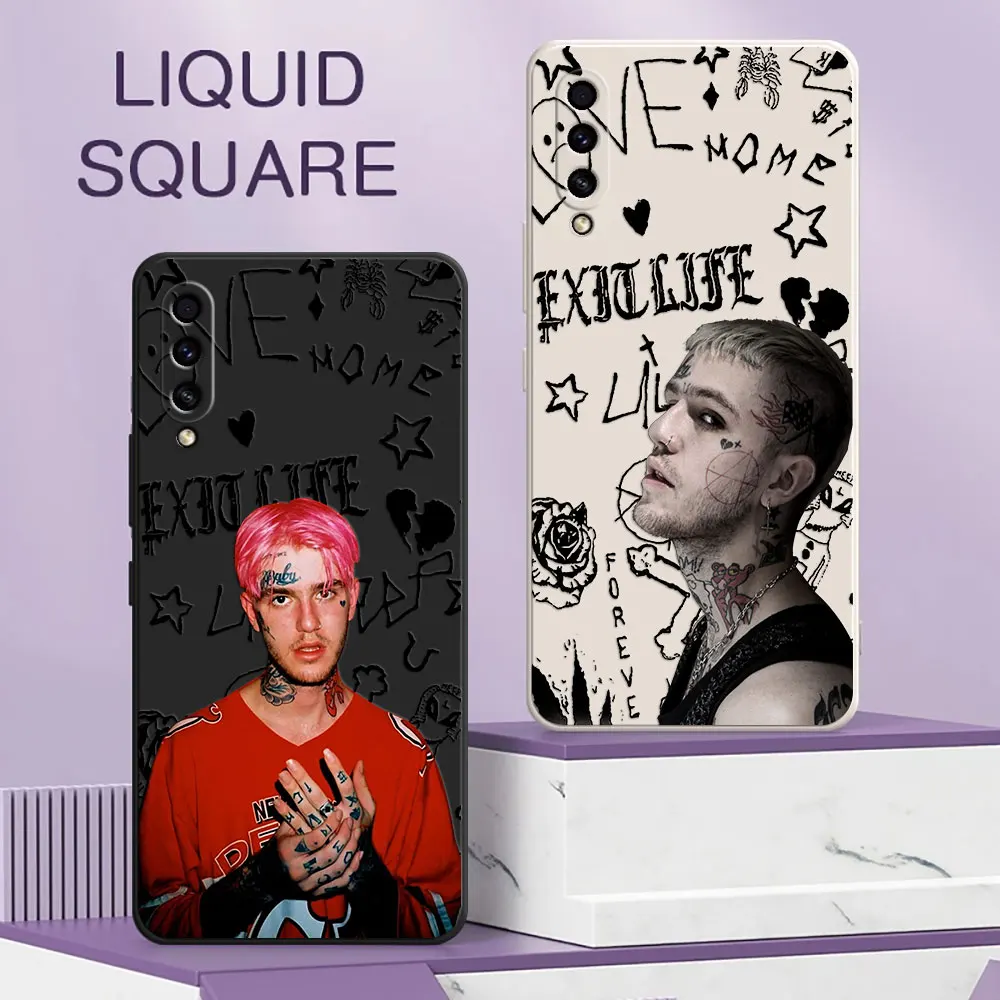 Rapper Lil Peep HellBoy A30S Case For Samsung Galaxy A50 A7 2018 A30 S A20 A70 M14 M30S M31 M32 M51 Liquid Silicone Phone Covers