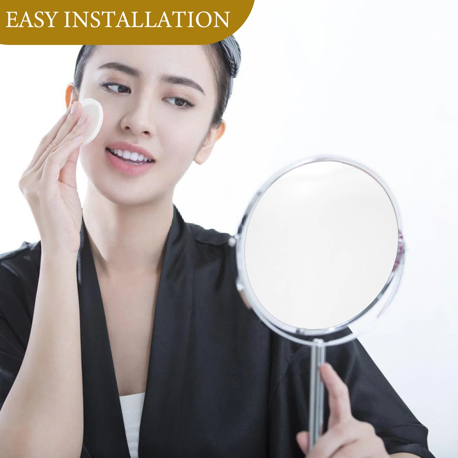 4 Stück Make-up-Spiegel-Ersatzgläser, transparentes Acryl, runde Blätter für DIY-Kosmetik, Spiegel, Bastelprojekte, tragbare Verwendung