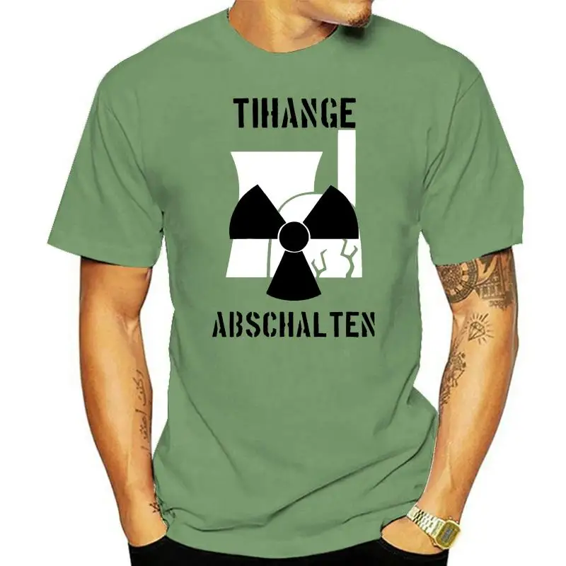 Men'S Short Sleeve O-Neck T-Shirts Tihange Abschalten Akw Atom Kraftwerk Belgien Block Risse Defektbrand Men'S Tee Shirts