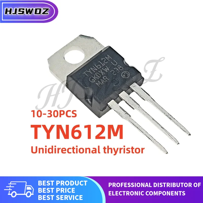 10-20-30PCS New TYN612 TYN612M TYN612MRG Unidirectional thyristor Transistor TO-220