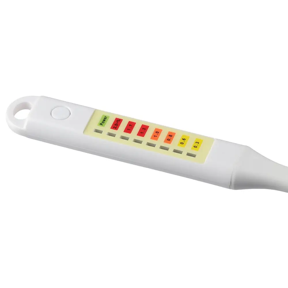 ABS, Copper LED Salinity Meter Portable White Soup Saltwater Hydrometer Electronic Food Salinity Tester Home Kitchen